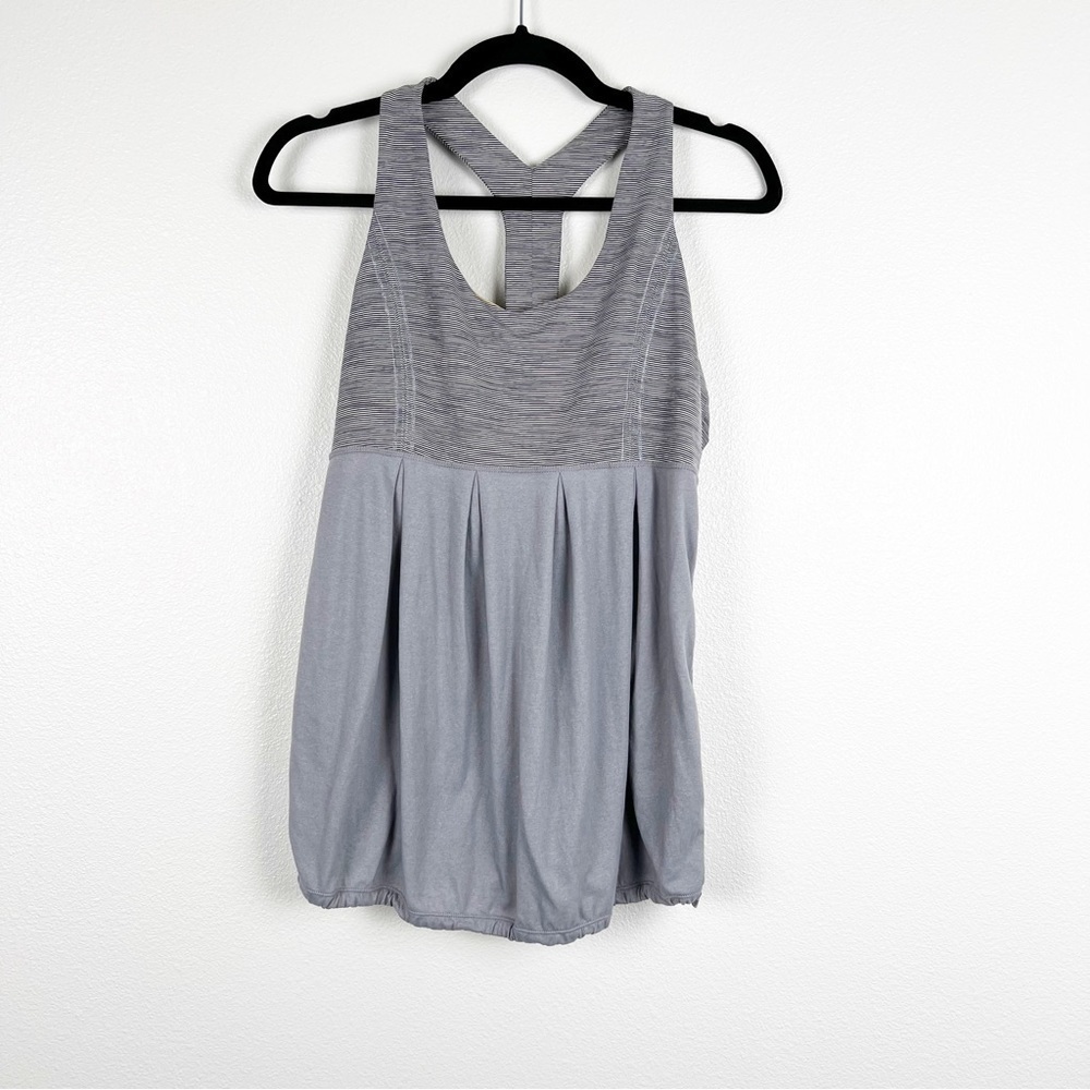 LULULEMON Power Dance Tank Gray Sz 10 - Picture 12 of 12